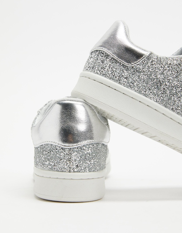 Holster - Starlite Vegan Glitter Sneaker - Silver - Women's