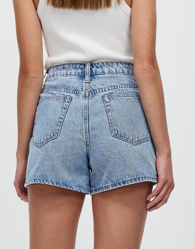 Assembly Label - Vintage Denim Short Light Stone