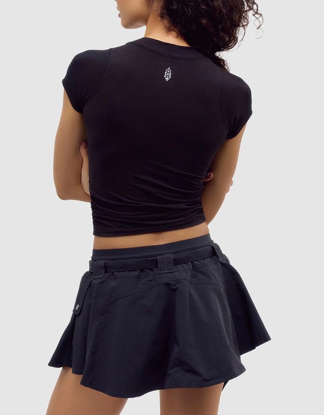 FP Movement by Free People - Tempo Ruched Short Sleeve Tee