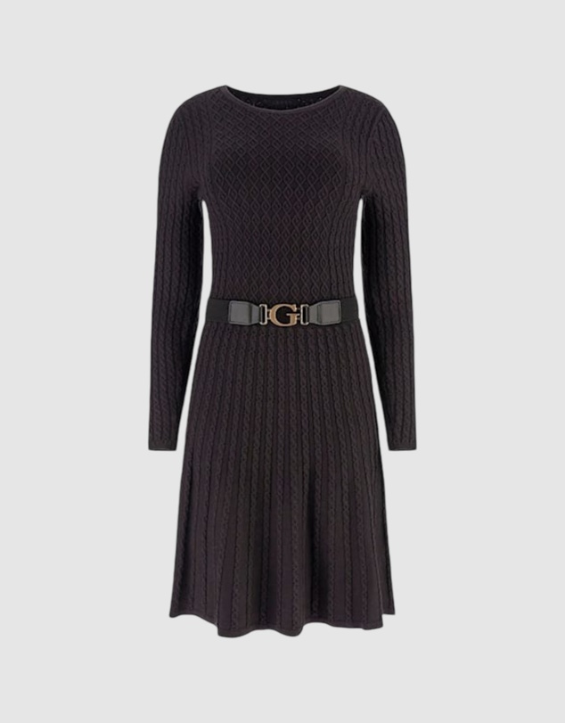 GUESS - Eco Cable Belted Hana Mini Dress