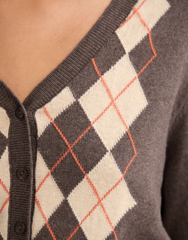Oxford - Pixie Argyle Cardigan