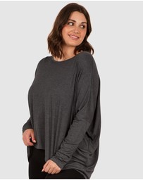 B Free Intimate Apparel - Bamboo Boat Neck Long Sleeve Top