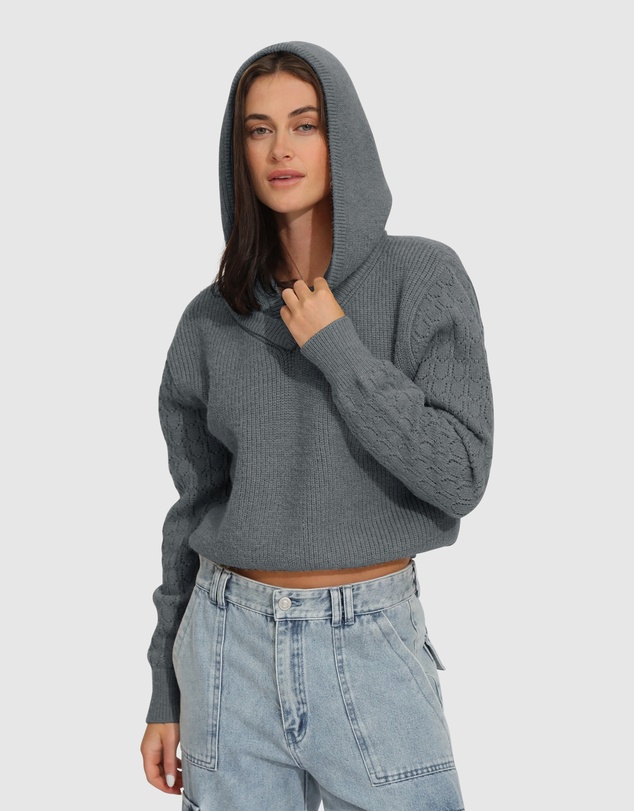 Belle & Bloom - On the Run Knitted Hoodie