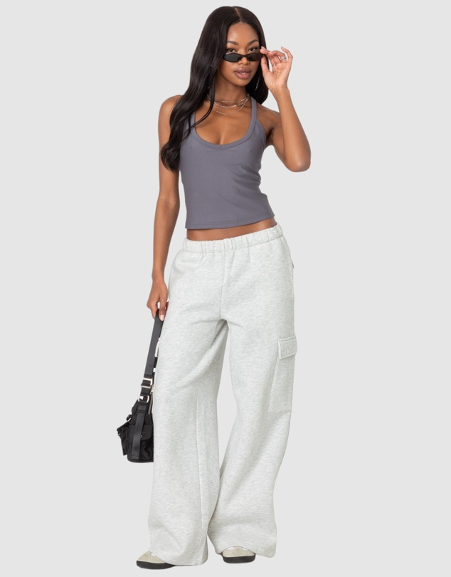 EDIKTED - Racer Back Halter Top