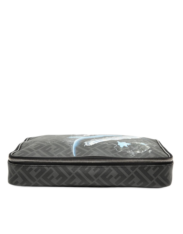 Pre-Loved by Azura Reborn - Pre-Loved Zucca Coated Canvas Surfing Astronaut Clutch