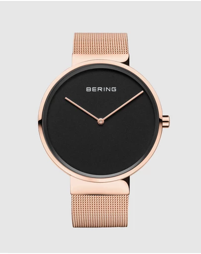 Bering - Classic 39mm Rose Gold Watch