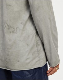 Surrounded By Ghosts - The Sapphirine Cotton Long Sleeve T-Shirt