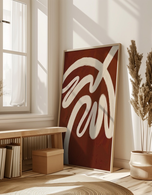 Olive et Oriel - Simple Palm Tree by Treechild Art Print