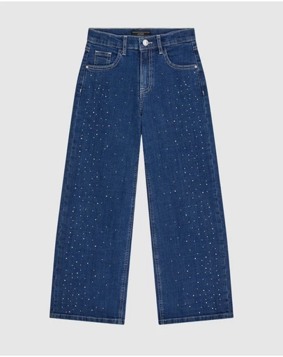 GUESS - 90's Rhinestones Denim Pants