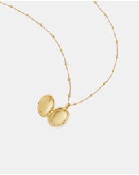 Ania Haie - Gold Butterfly Locket Necklace