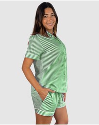 Sant And Abel - Women’s Braddock Green Short PJ Set