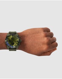 Diesel - Spiked Green Chronograph Watch