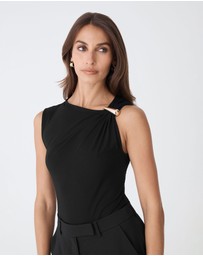 Forcast - Kirsty Bamboo Ruched Top
