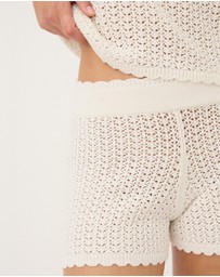 Peony - Pointelle Shorts