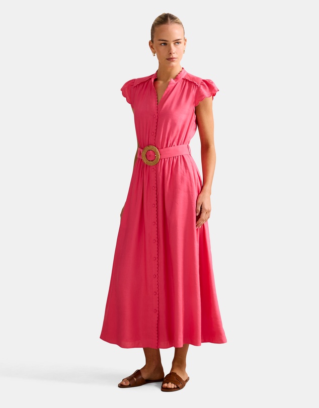 Forever New - Serafina Scallop Edge Midi Dress
