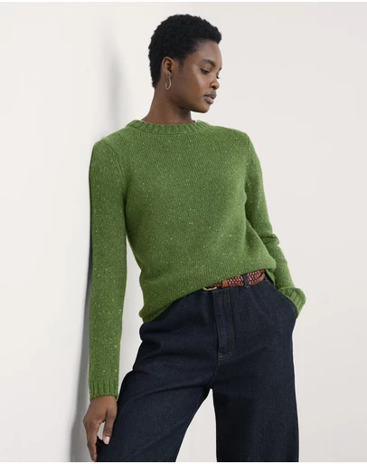 Seasalt - Seasalt Cornwall Green Dawson Pick Jumper