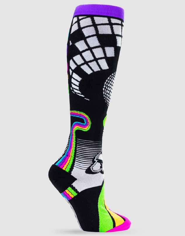Crazy Skates - Crazy Socks Disco Roller Knee-High Socks