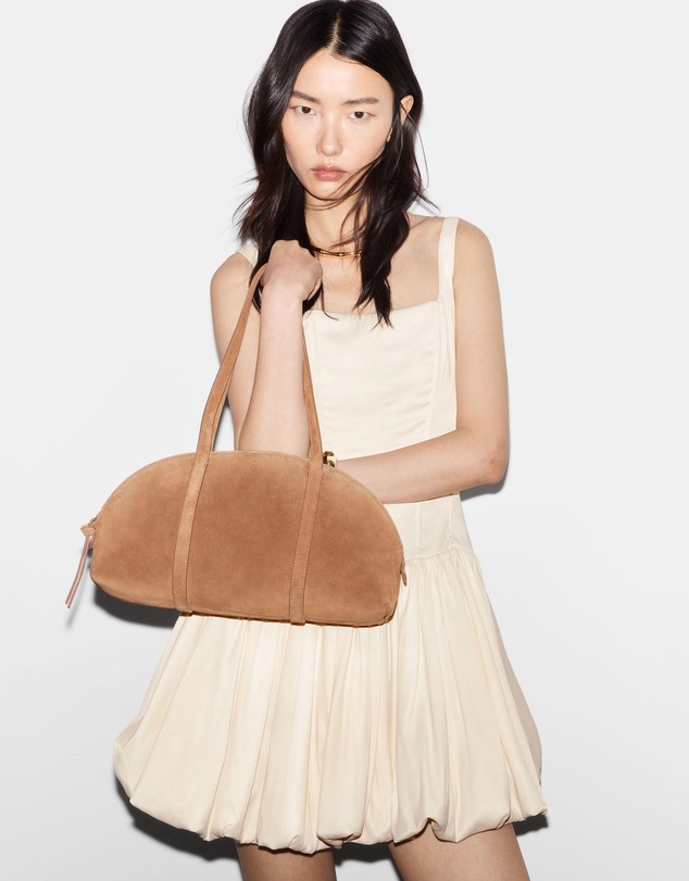 & Other Stories - Suede Bowling Bag