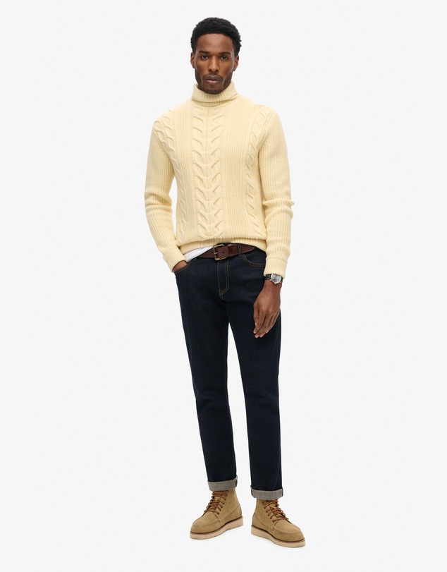Superdry - Merchant Cable Roll Neck