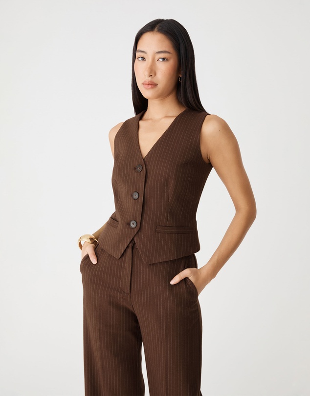 Forcast - Zara Pinstripe Vest