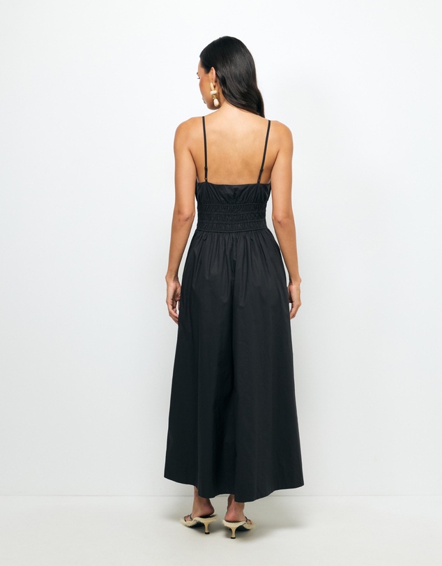 AERE - Enna Organic Cotton Midi Dress