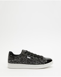Holster - Starlite Vegan Glitter Sneaker - Black - Women's