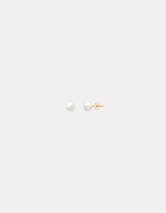Ichu - Tiny Pearl Stud Earrings