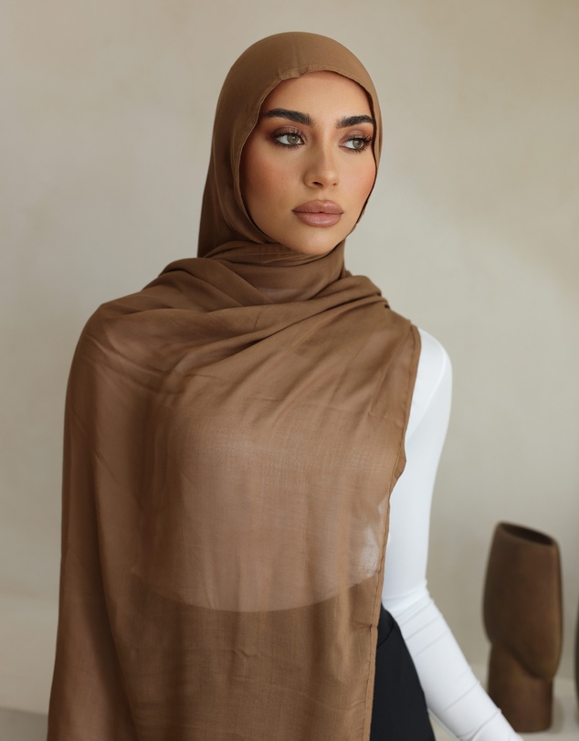Mod Squad - Double Stitch Hijab- Cinnamon