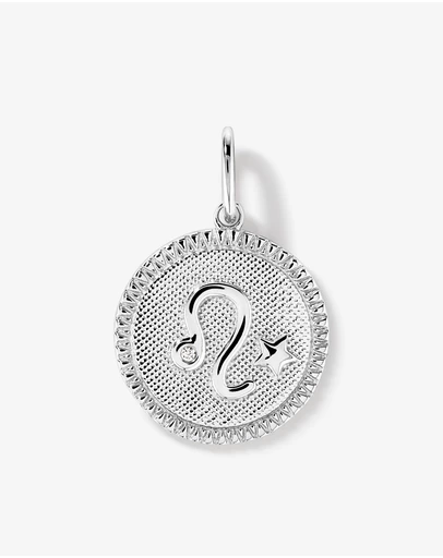 Michael Hill - Diamond Accent Leo Zodiac Pendant in Sterling Silver