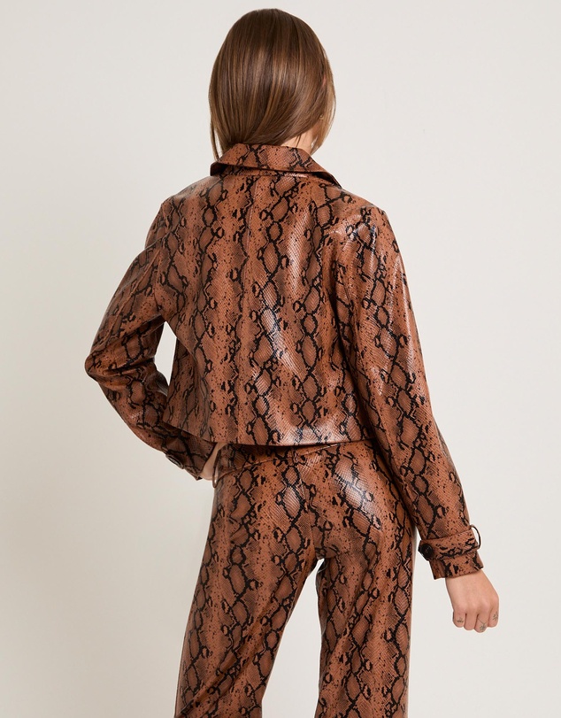 Alice In The Eve - Stassy Snake PU Coat