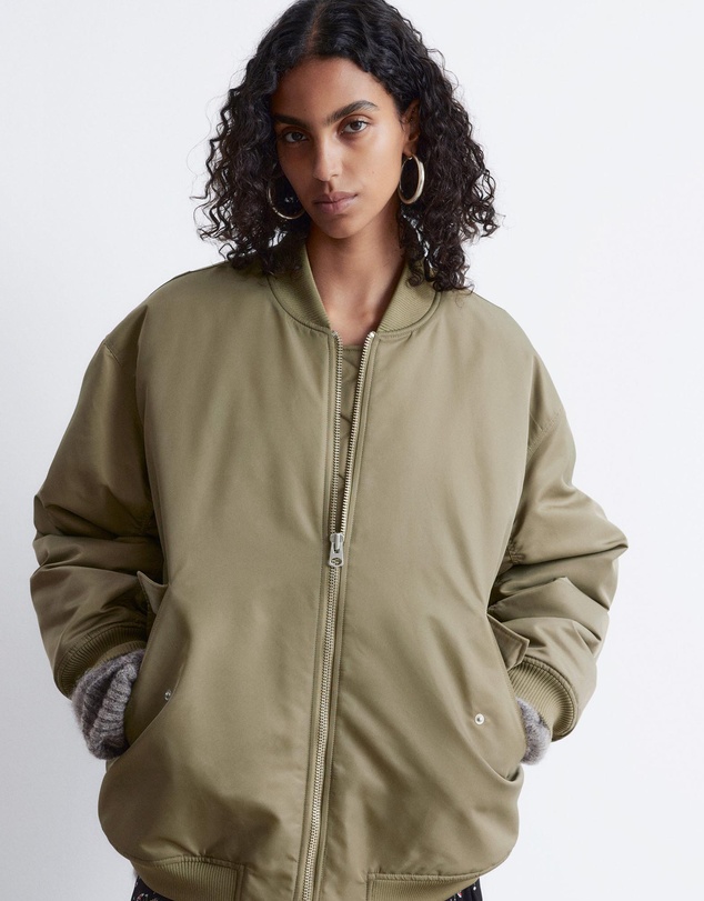 & Other Stories - Long Bomber Jacket