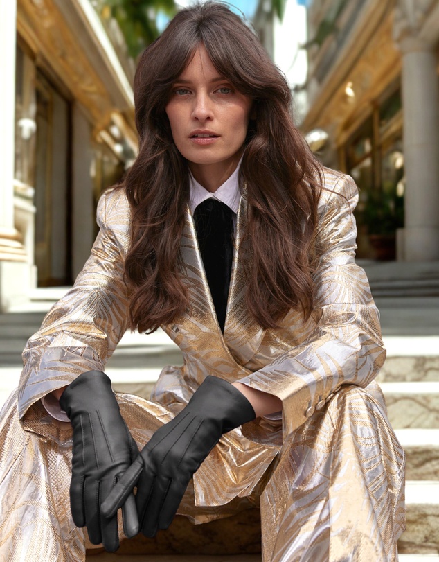 DENTS - Emma Three-Point Leather Gloves