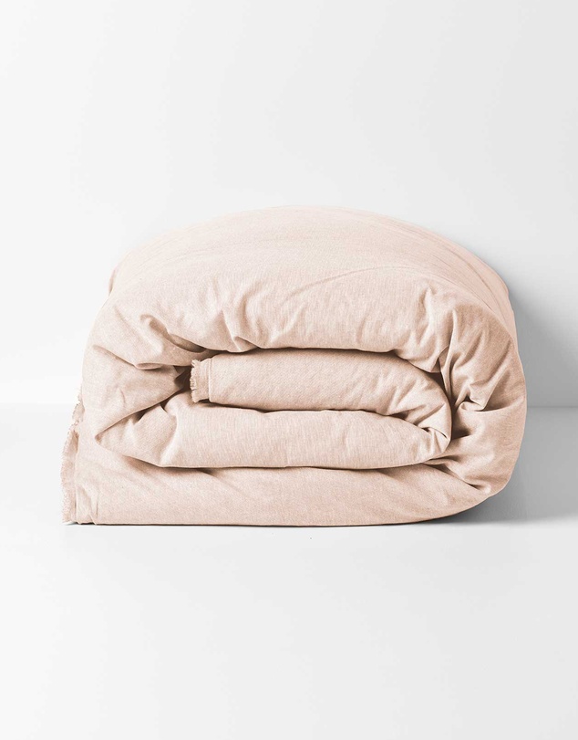 Aura Home - Chambray Fringe Quilt Cover