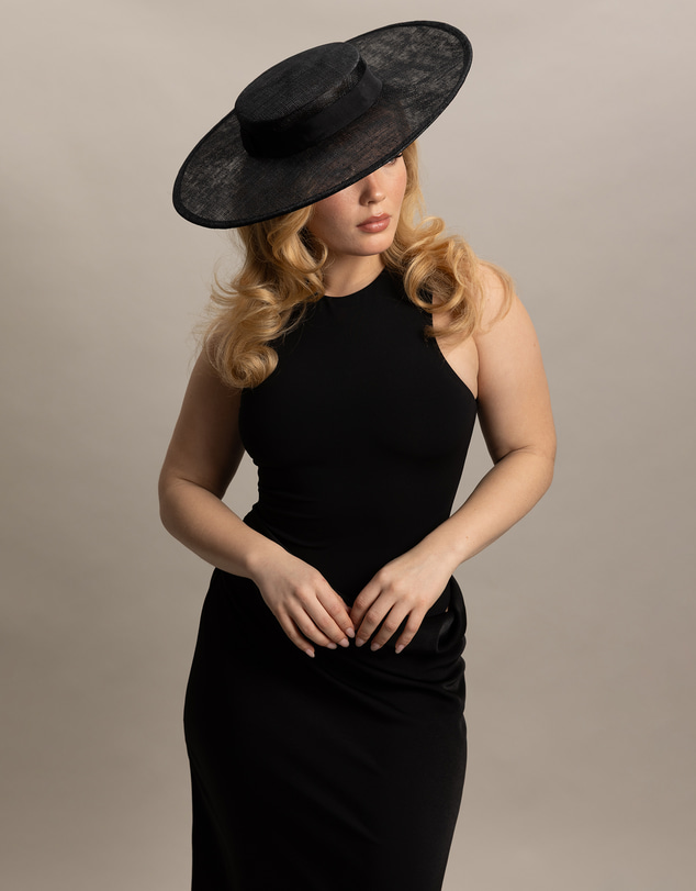 Morgan & Taylor - Alissa Racewear Boater in Black
