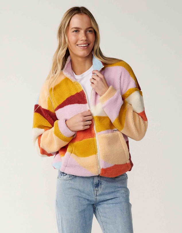 Rip Curl - Retro Swell Standard Zip Through Polar Fleece