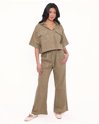 Petal & Pup - Jill Pant Set - Khaki