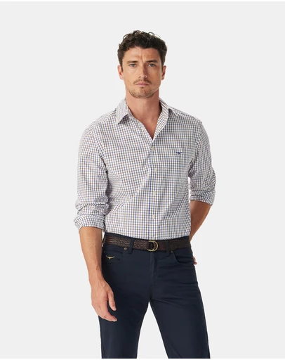 R.M.Williams - Newland Poplin Check Shirt