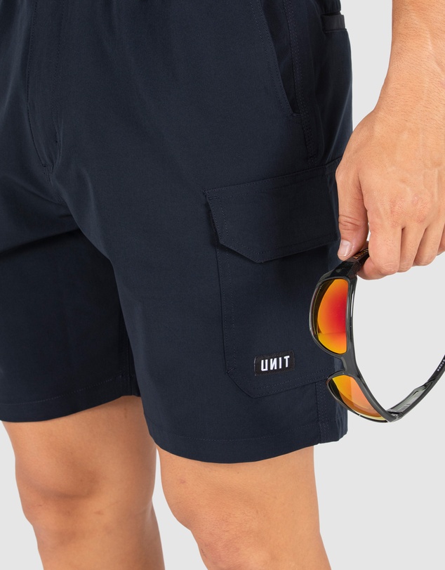 UNIT Workwear - UNIT Flexlite Mens Lightweight Cargo Shorts