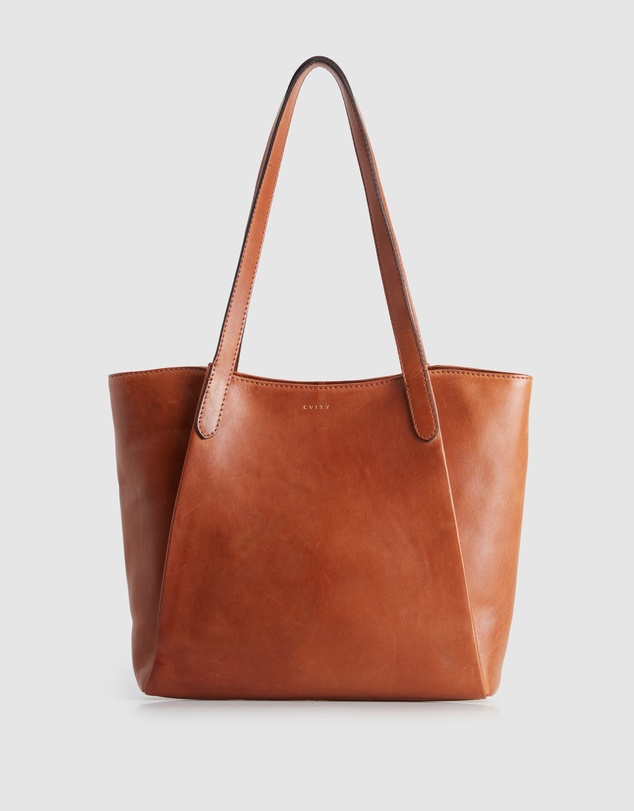 Evity - Josie Leather Tote Bag