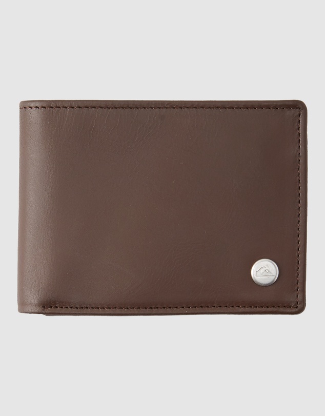 Quiksilver - Mens Mac Tri Fold Leather Wallet