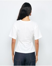 AERE - Cinched Waist T-Shirt