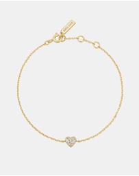 Ania Haie - Gold Sweetheart Pave Bracelet