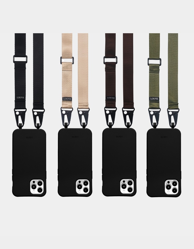 LOUVE COLLECTION - Le Café Noir Crossbody Phone Case