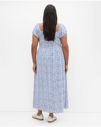City Chic - Abbie Print Maxi Dress