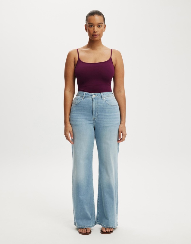 Cotton On - Curvy Stretch Wide Jeans