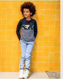 B.Nosy - Long Sleeve Stripe Top - Kids-Teens