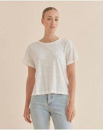 Amelius - Coogee Linen Crew Neck Tee