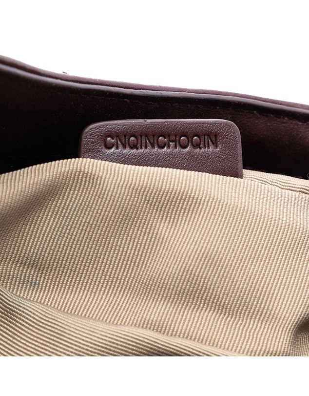 Pre-Loved by Azura Reborn - Pre-Loved Supernova Check Coated Canvas Star Studded Hernville Hobo