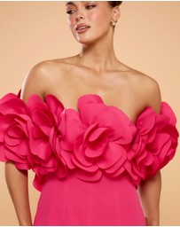 CATHERINE FERRARO - Daphne Off Shoulder Mini Dress