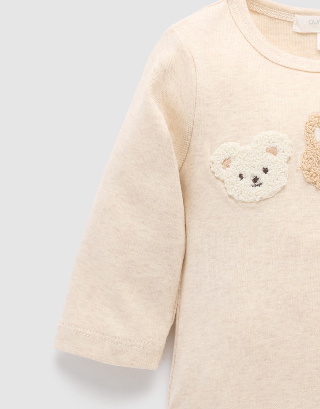 Purebaby - Applique Bodysuit-Kids-Babies